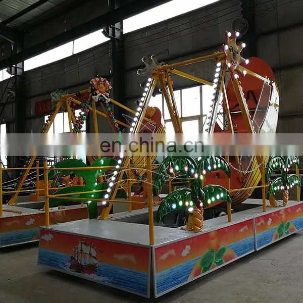 Factory Price Portable Amusement Ride Pirate Ship With Trailer Rides for Sale photo-4