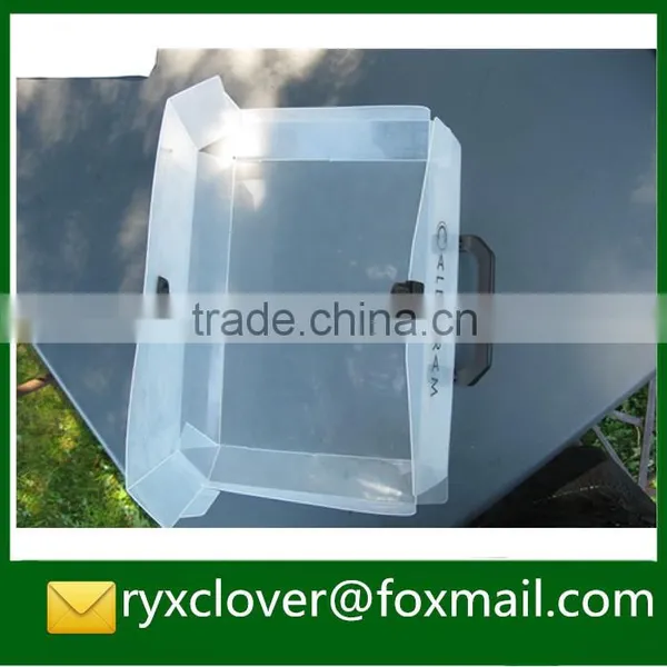Tote Carrying Clear File Bag Plastic Document Box photo-2