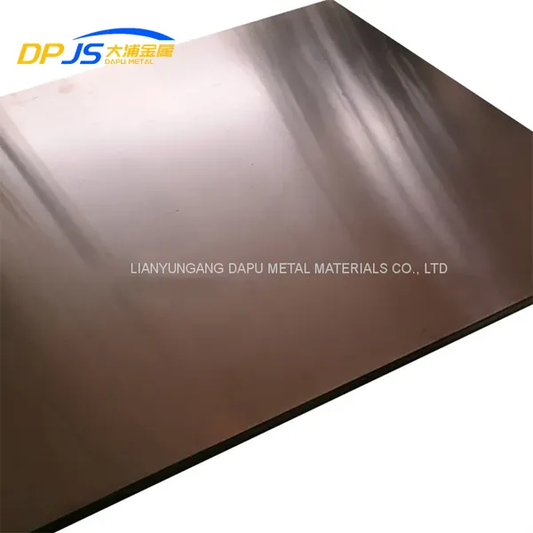 China Manufacturer Purple Red C10100/C36000 Polished 99.9% Metal Copper Alloy Plate/Sheet photo-3