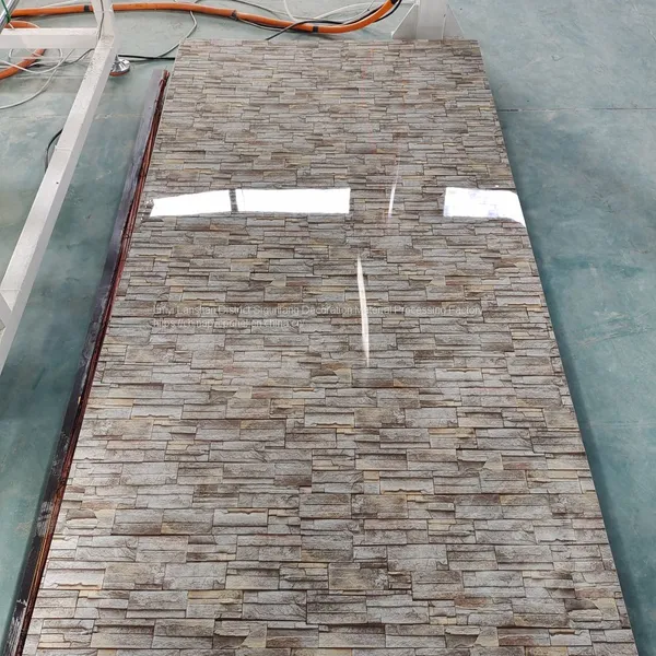 PVC Panel UV Panel PVC Marble Panel Made in China PVC Wallboard SPC High Gloss Board photo-3