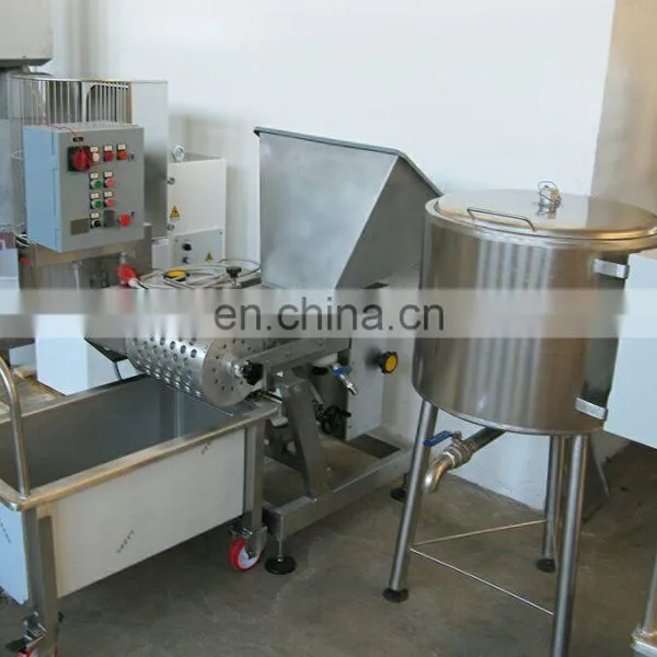 Factory in Shanghai Mozzarella Cheese Cooking Stretching Forming Molding Making Machine Block Cheese Production Line photo-3
