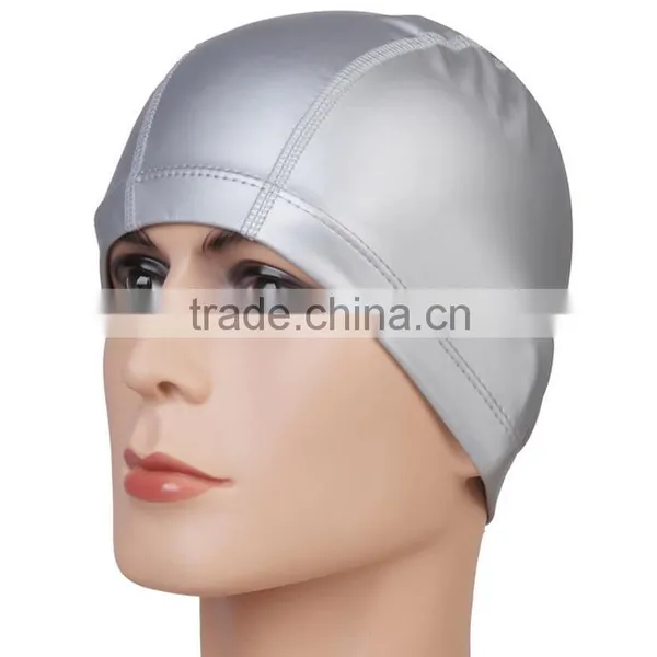 Free Size Protect Ears Long Hair Sports Siwm Pool Swimming Hat Bathing Caps photo-2