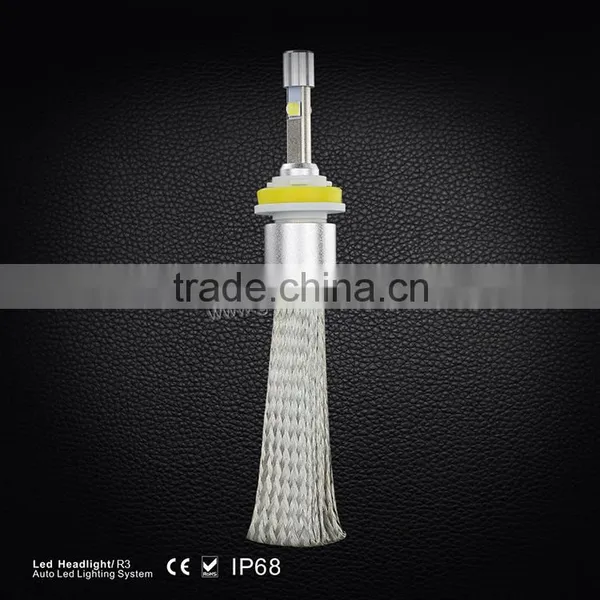 New Products XHP50 High Power All-in-One LED Headlight 40w Car Accessories R3 Led Car Headlight R3 4800lm LED Headlight H11 photo-2