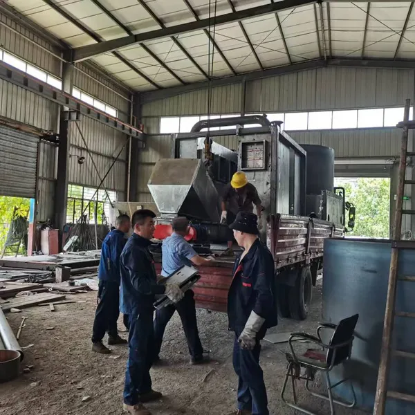 Garbage Carbonization Process. Low Temperature of Municipal Solid Waste Pyrolysis Furnace is 50 ~ 390 ℃. photo-2