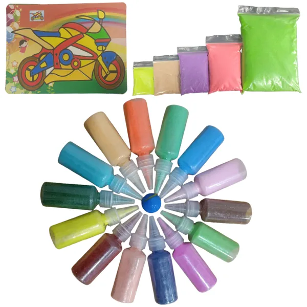 Sintered Colored Sand for Landscape Decoration, Wedding Ceremony Sand Hourglass Sand Painting, Colored Sand photo-3