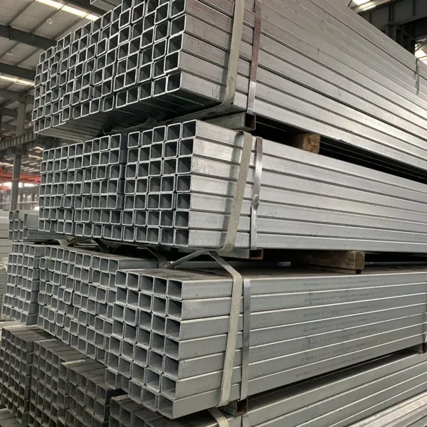Factory Hot Dipped Galvanized Square Tube HSS SHS ERW Welded, Custom Cut Length With 3.1 MTC & SGS Certificate photo-4
