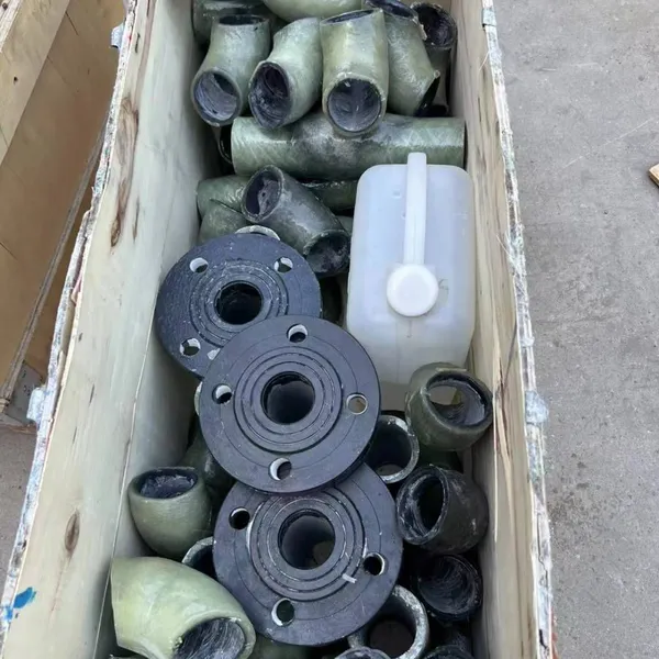 Fiberglass Reinforced Plastic Flange, Elbow, Tee, Cross - Customization Supported, Desulfurization Tower Pipe Fittings, Yutai Environmental Protection photo-2