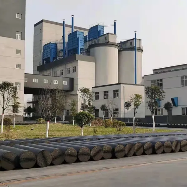 HP Graphite Electrode for EAF Steel Production With Supporting Graphite Nipple Low Resistivity High Mechanical Strength photo-4
