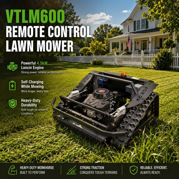 Fuel Lawn Mower Self-locking Servo Motor Agricultural Grass Mower Mechanical Grass Cutter For Lawn & Garden photo-2