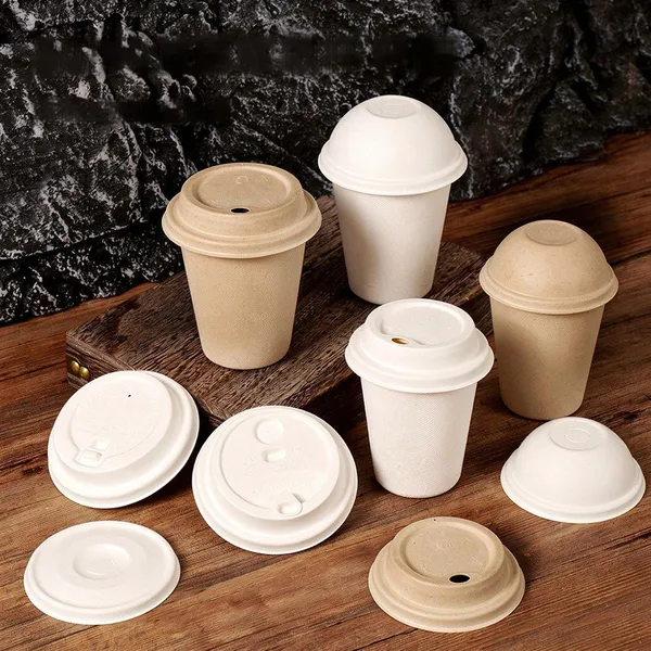 9oz Disposable Beverage Cup for Juice, Bubble Tea, and Cold Drinks, 100% Sugarcane Pulp, Compostable, Custom Logo