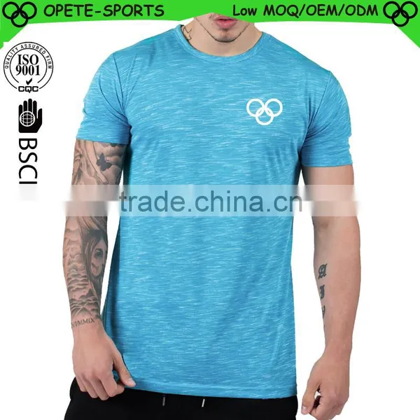 Dri Fit t Shirts--Dri Fit Shirts Wholesale OEM Type Men's Sport Shirts Dry Fit T-shirts Fitness t Shirts Dry Fit for Men photo-2