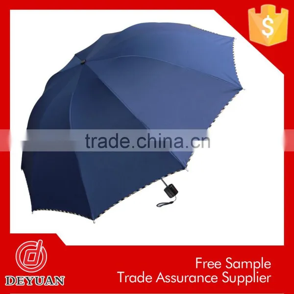 23inch*8k Logo Design Three Folding Umbrella photo-2