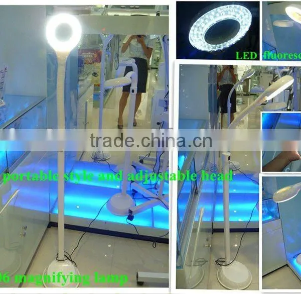 10x VY-206L Floor Standing Super-Bright Magnifying Lamp Led 5X photo-2