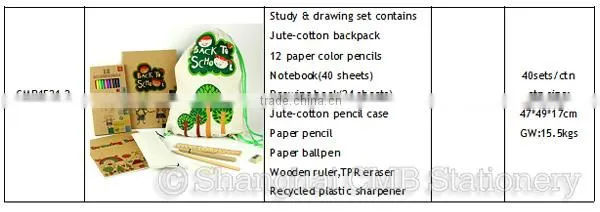 Fashionable Jute & Cotton Drawstring Bags School photo-4