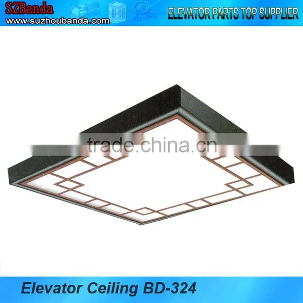 Elevator Parts/Passenger Elevator Cabin Ceiling/lift elevator ceiling light panel