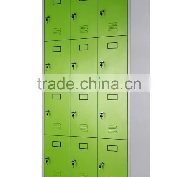 Factory Cheap Modern 12 Doors Metal Shoe Cabinet