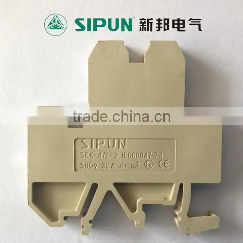 SEK-4/2-2 Double Level Brass Screw Terminal Block photo-3