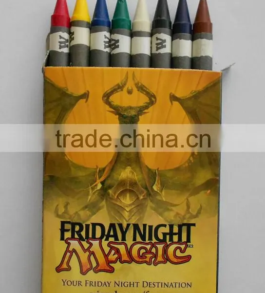 8 Colors Non Toxic Wax Crayon With Promotion Packing & Magic Crayon photo-3