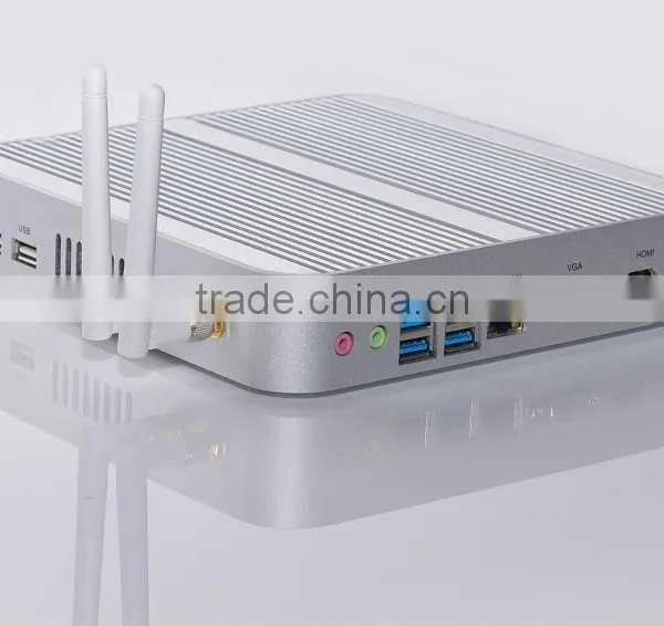 High performance Intel Core i5 3317U Barebone Computer Fanless Mini PC Support HDMI 1080P Embedded PC