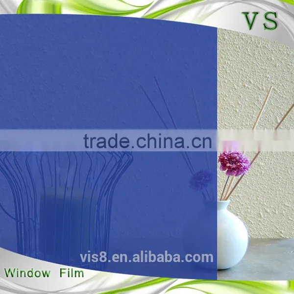 Decorative PET Tranparecy Static Deep Blue Color PET Film photo-6