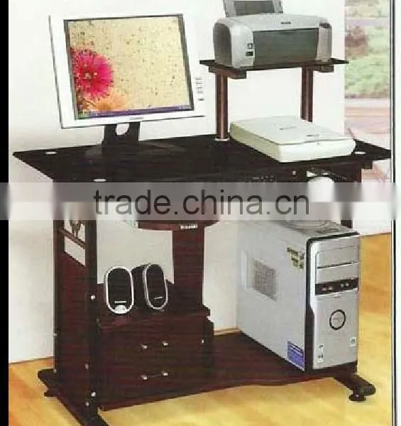 cheap MDF and glass computer desk