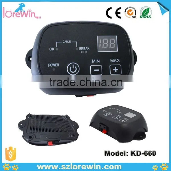 300yards 5000square Meters Rechargeable and Waterproof Electronic Dog Boundary System-Lorewin KD-660 photo-5