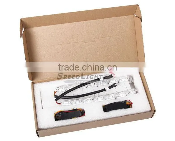 SpeedLight 2015 New Products 12V 24V 16W Crystal Flexible LED Daytime Running Lights With Turn Signal Function photo-6