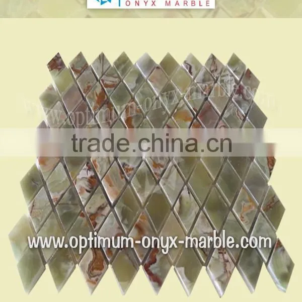 GREEN ONYX MOSAIC TILE - 016 photo-2