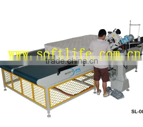 Mattress tape sewing machine