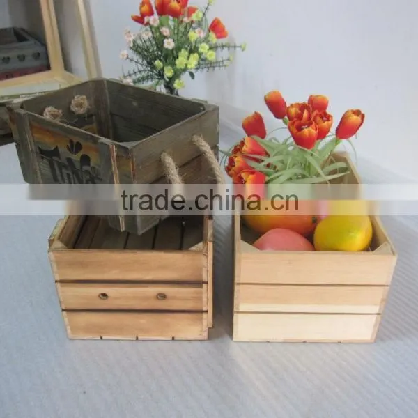 Wooden Handmade High Quality Outdoor Wooden Flower Planter Pot Trays photo-4