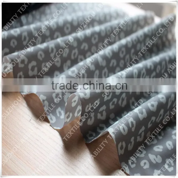 Leopard Sublimation Print Silk Dress Fabric photo-2