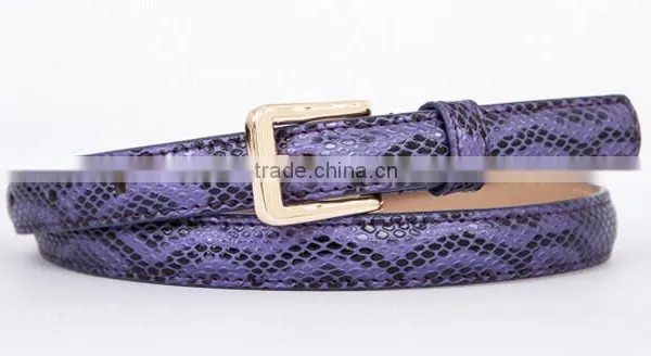 Animal Fashion Belt Snake PU Belt for Lady photo-4