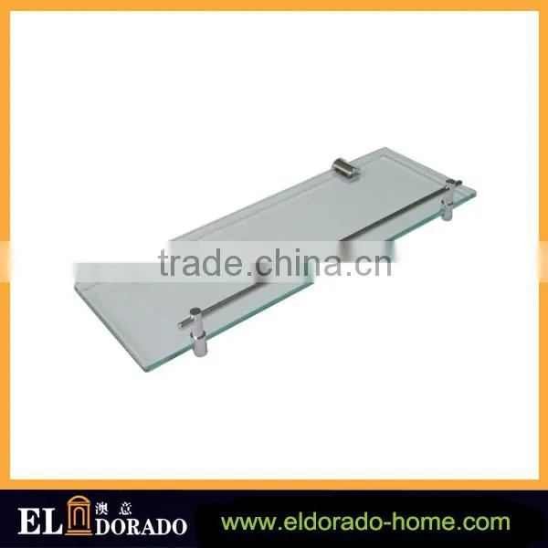 Bathroom SUS304 Contemporary Bathroom Glass Corner Shelves for Hotel and Home Decoration photo-5