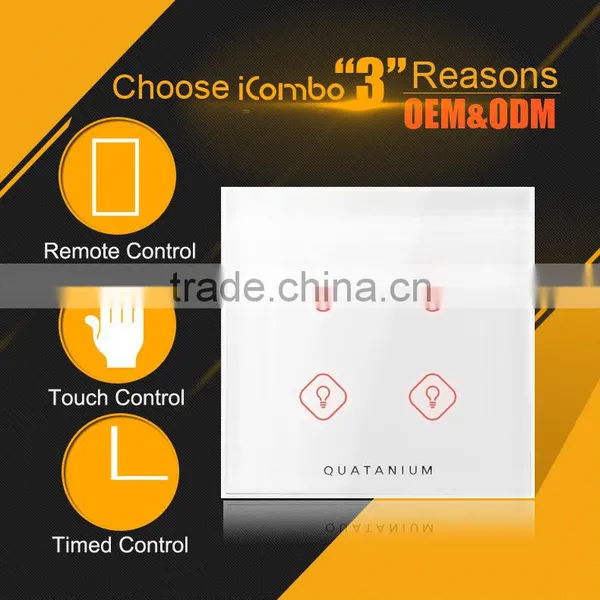 Wireless Touch Zigbee Smart Home Light Control System Switch Light Control System