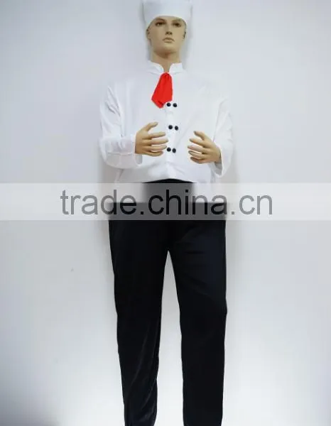 Adult Chubby Chef Costumes Party Costumes Carnival Dress Halloween Christmas Dress Career Clothes photo-3