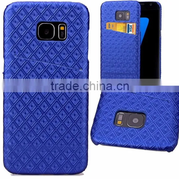 Leather PC Hard Case for IPhone 6 for Samsung Case With Oil Side Skin in Diamond Pattern for Protecting Phone photo-4