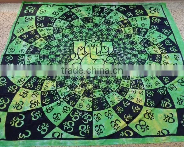 Multicoloured Printed Ganesh Tapestries New From India photo-2