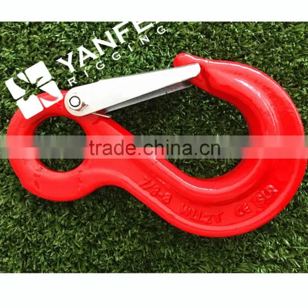 G80 Eye Slip Hook With Forged Safety Latch photo-4