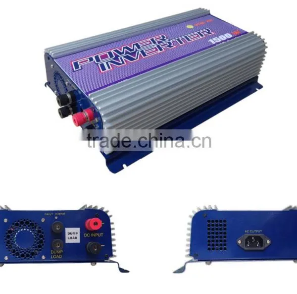 1500W Wind Power Grid Tie Inverter,on Grid Inverter,Model SUN-1500G-WDL