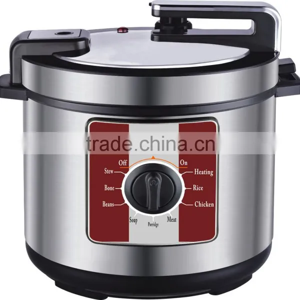 2015 Basic Kitchen Time Presetting 5L 6L Stainless Steel Housing Multi Functions Mechanical Mini Electric Pressure Cookers photo-2