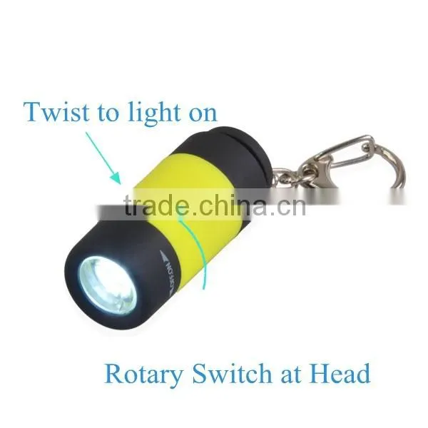 Personalized Logo Branding USB Rechargeable LED Name Keychain photo-2