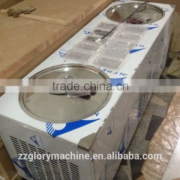 Big Ice Pan Double Pan Fried Ice Cream Machine photo-4