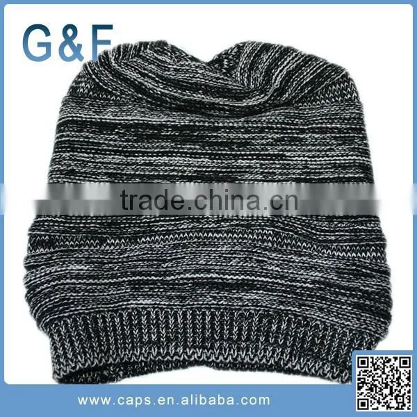 Oversized Cheap Wholesale Slouch Beanie With Stocks photo-5