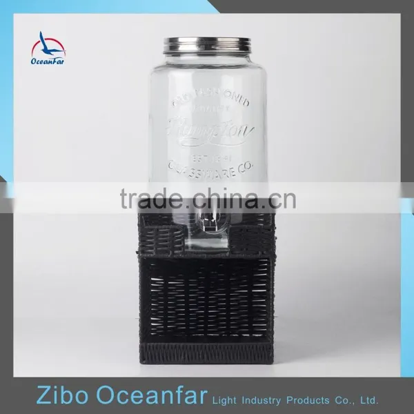 High Quality Glass Beverage Dispenser Tap Water Dispenser Glass For Beverages photo-2