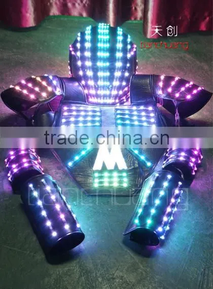 Leather Robot Jacket With LED Light photo-2