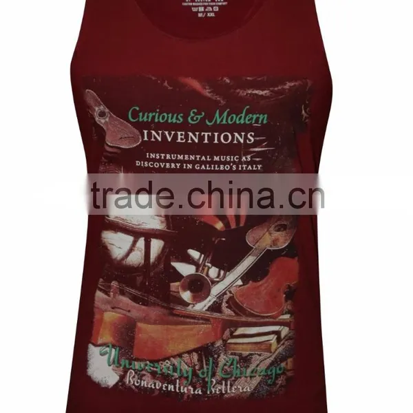 Graphic Printed OEM Manufacturer Tank Tops
