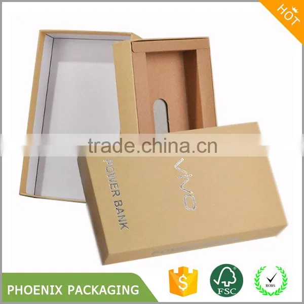 Custom Design Kraft Paper Box Packaging for Power Bank photo-3