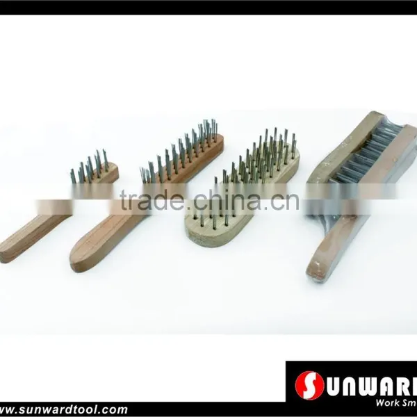 3PC Wooden Wire Brush Set
