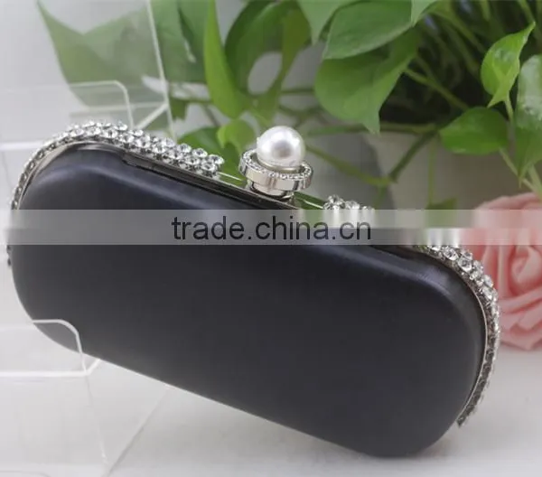 High Quality Jeweled Metal Box Frames Elliptic Clutch Bag Frame photo-4