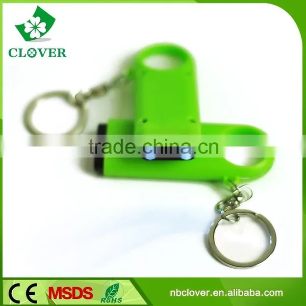 ABS Material 2 Led 2* AG13 Battery Keychain Led Flashlight Wholesale photo-2